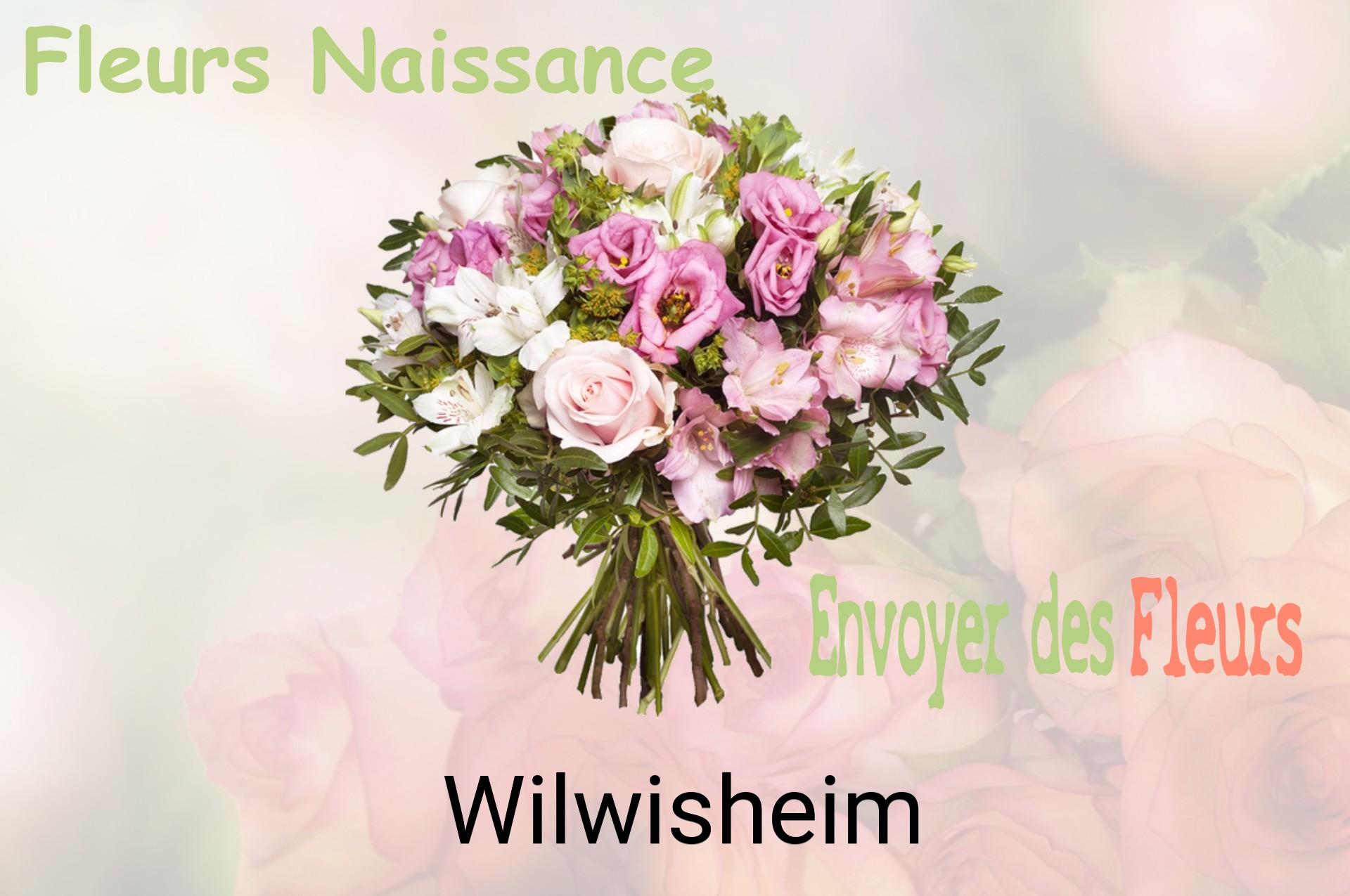 Bouquet de fleurs de naissance livré à Wilwisheim